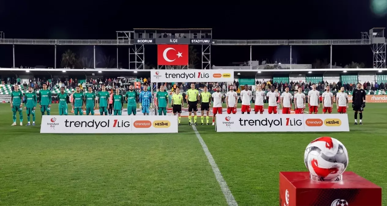 Bodrum FK, Boluspor'u 2-0'lık Galibiyetle Mağlup Etti