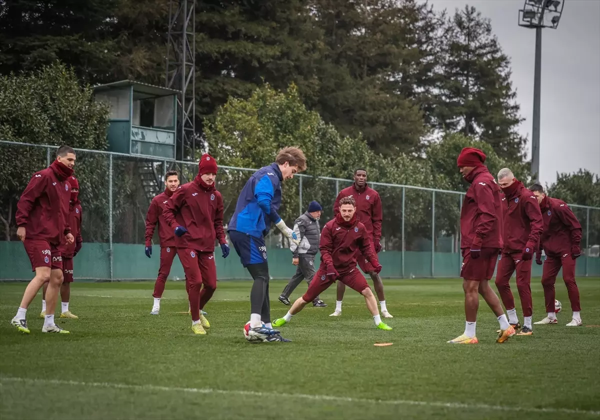 Trabzonspor, Eyüpspor Maçına Son Hazırlıklarını Mehmet Ali Yılmaz Tesislerinde Tamamlıyor