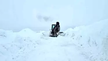 Süphan Dağı'nda tipili kar