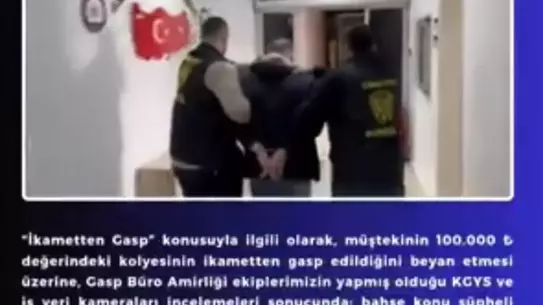 Bingöl'de 100 Bin Liralık Kolye Hırsızı Emniyet Tarafından Yakalandı