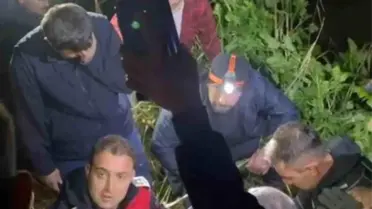 Dereye düşen Abdullah Bayrakdar'ın fotoğrafı