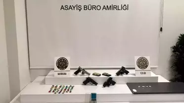 Operasyon sonrası ele geçirilen malzemeler