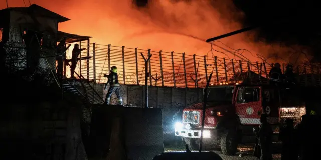 Saldırı sonrası enkaz