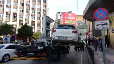 Ceza kesilen araçların fotoğrafı