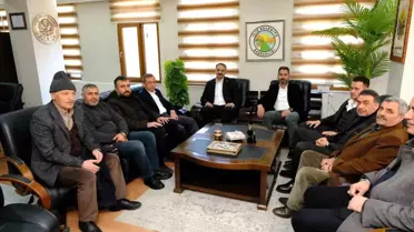 İftar programında Ahmet Tanoğlu ve İliç esnafı