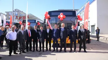 Temsa teslim ettiği yeni otobüs ve kamyonet