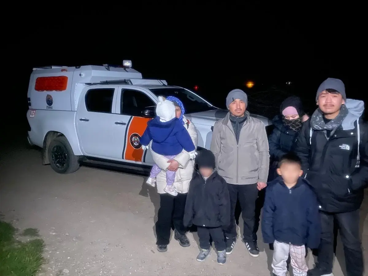 Ayvacık’ta 7 Düzensiz Göçmen Gözaltına Alındı