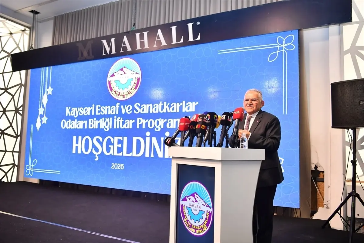 Kayseri'de Esnafa Destek İçin İftar Buluşması Gerçekleşti