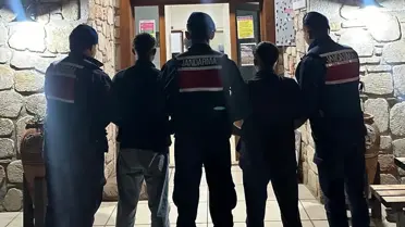 Jandarma ekiplerinin operasyon anı