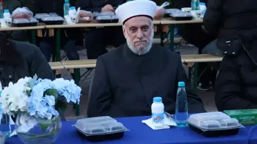 İftar sofrası ve katılımcılar