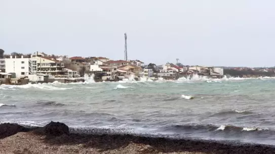 Kuzey Ege fırtına uyarısı haritası