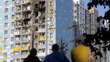 Düşürülen İHA'ların anlık görüntüsü