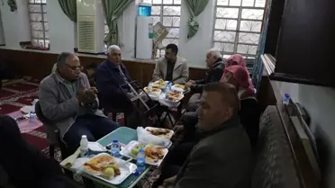 İftar dağıtım alanı