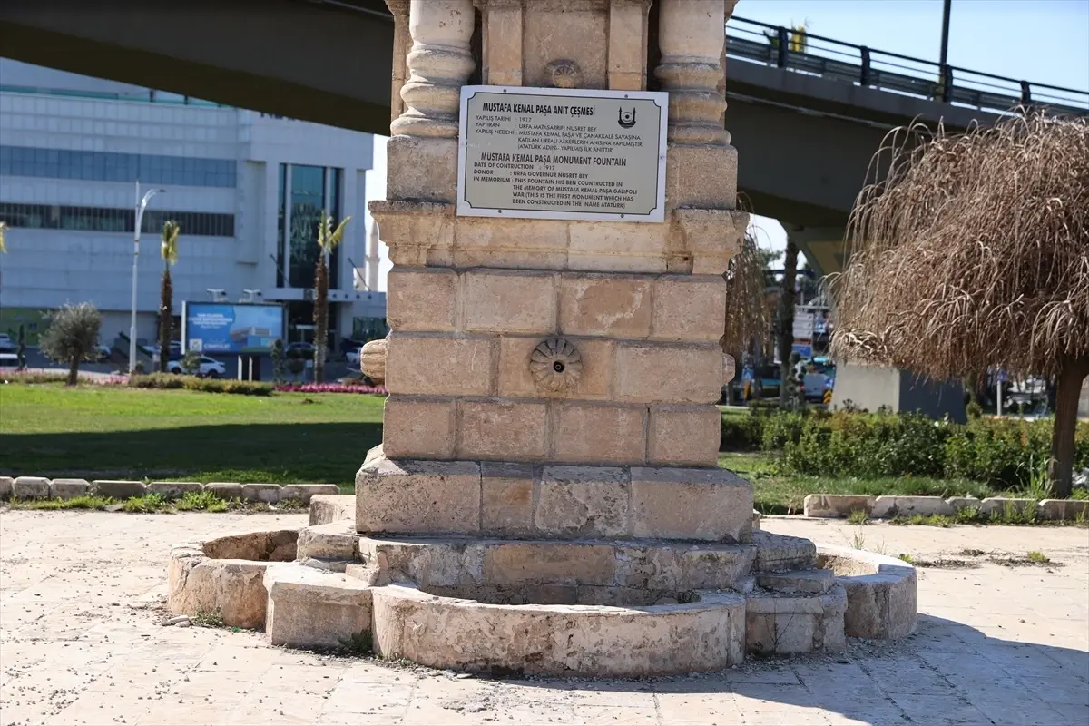 Şanlıurfa’da Çanakkale Zaferi Anısına 1917’den Günümüze Uzanan Çeşme Anıtı