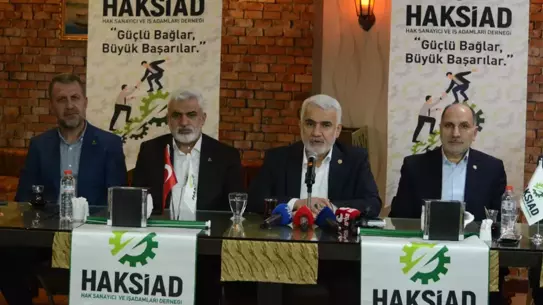 Yapıcıoğlu'nun basın toplantısında konuşması