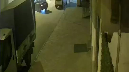 Kaza sonrası polis memurları