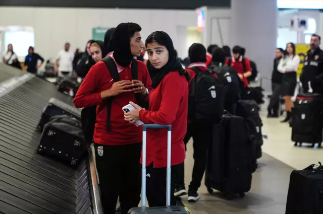 Takımın İstanbul Havalimanı'ndaki fotoğrafı