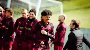 Galatasaray'ın Liverpool maçı için hazırlık antrenmanı