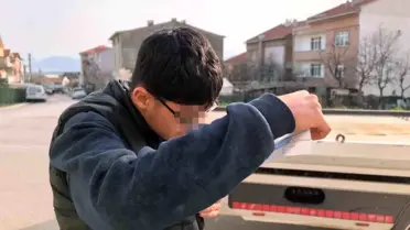 Abartı egzozlu motosikletin ceza kesildiği an