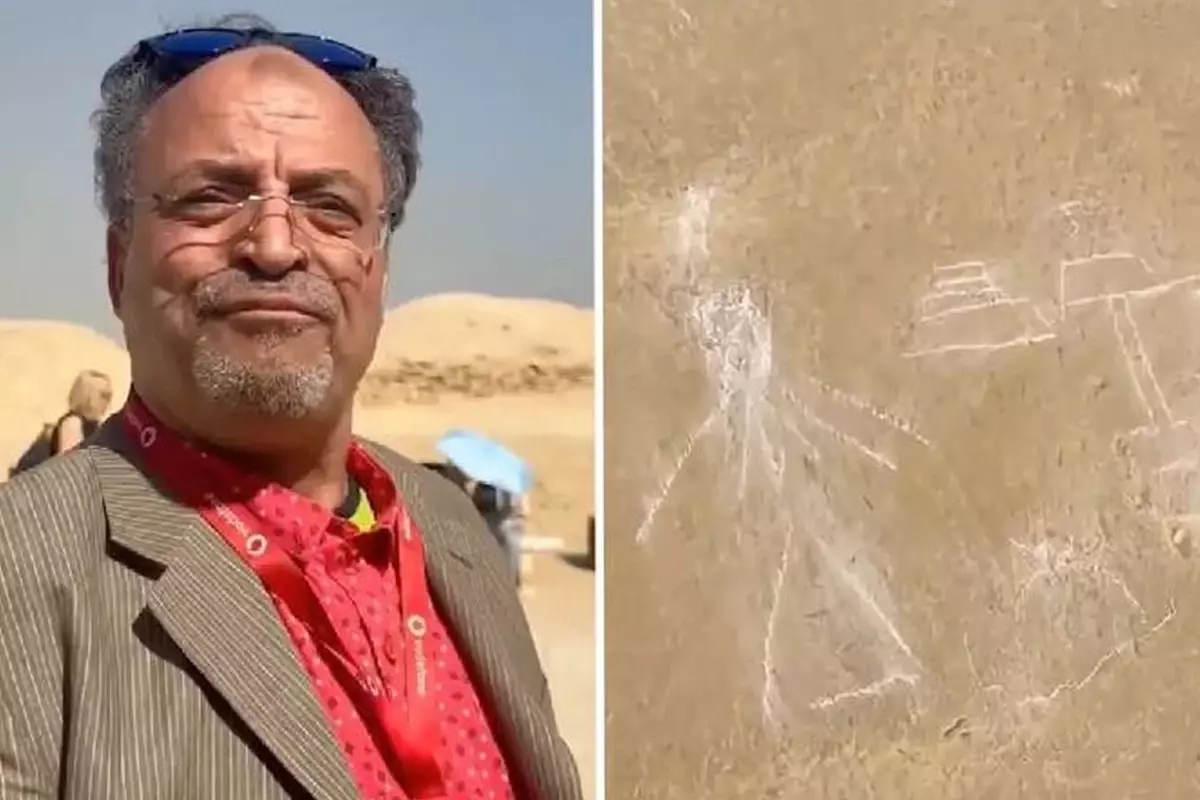 Mısır'da Tur Rehberi, 4 Bin Yıllık Piramidin Duvarına Çöpten Figür Çizdi; Gözaltına Alındı