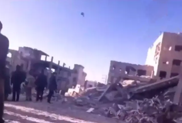 Güvenlik güçlerinin bölgeye müdahalesi