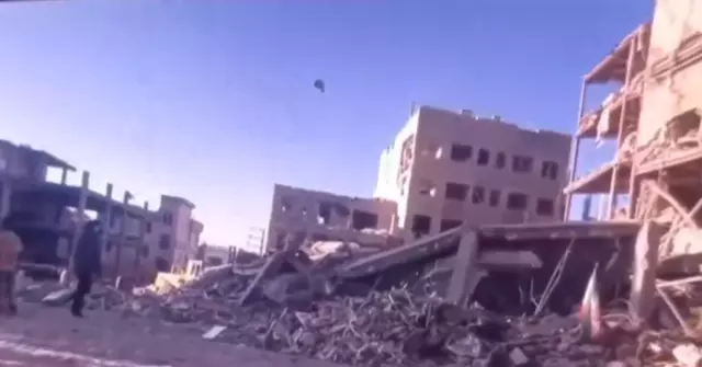 Patlama sonrası duman bulutu