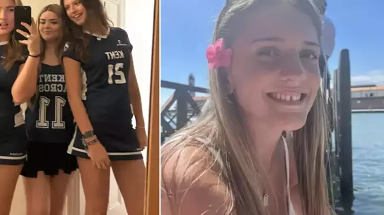 Menenjit salgınına uğrayan genç kadın