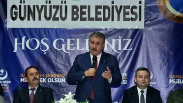 Destici'nin Türkiye'nin güçlü olması gerektiği mesajını verdiği an