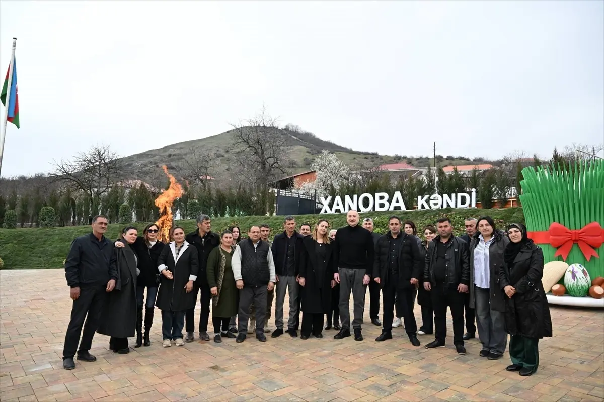 İlham Aliyev, Hocavent'te Nevruz Ateşini Yaktı: Bölge Halkıyla Birlikte Kutlama