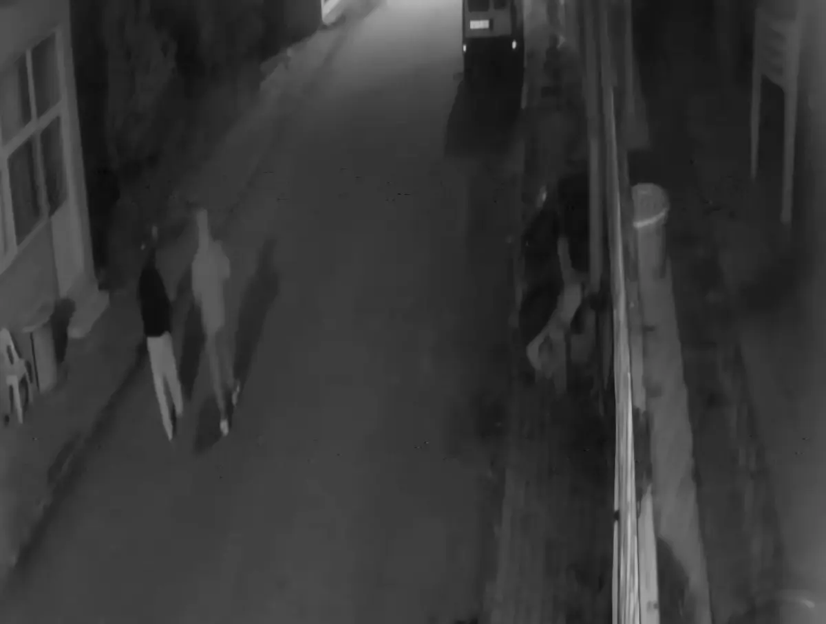 Samandağ’da Park Halindeki Motosiklet Çalınırken Görüldü: Güvenlik Kamerası Anlatıyor