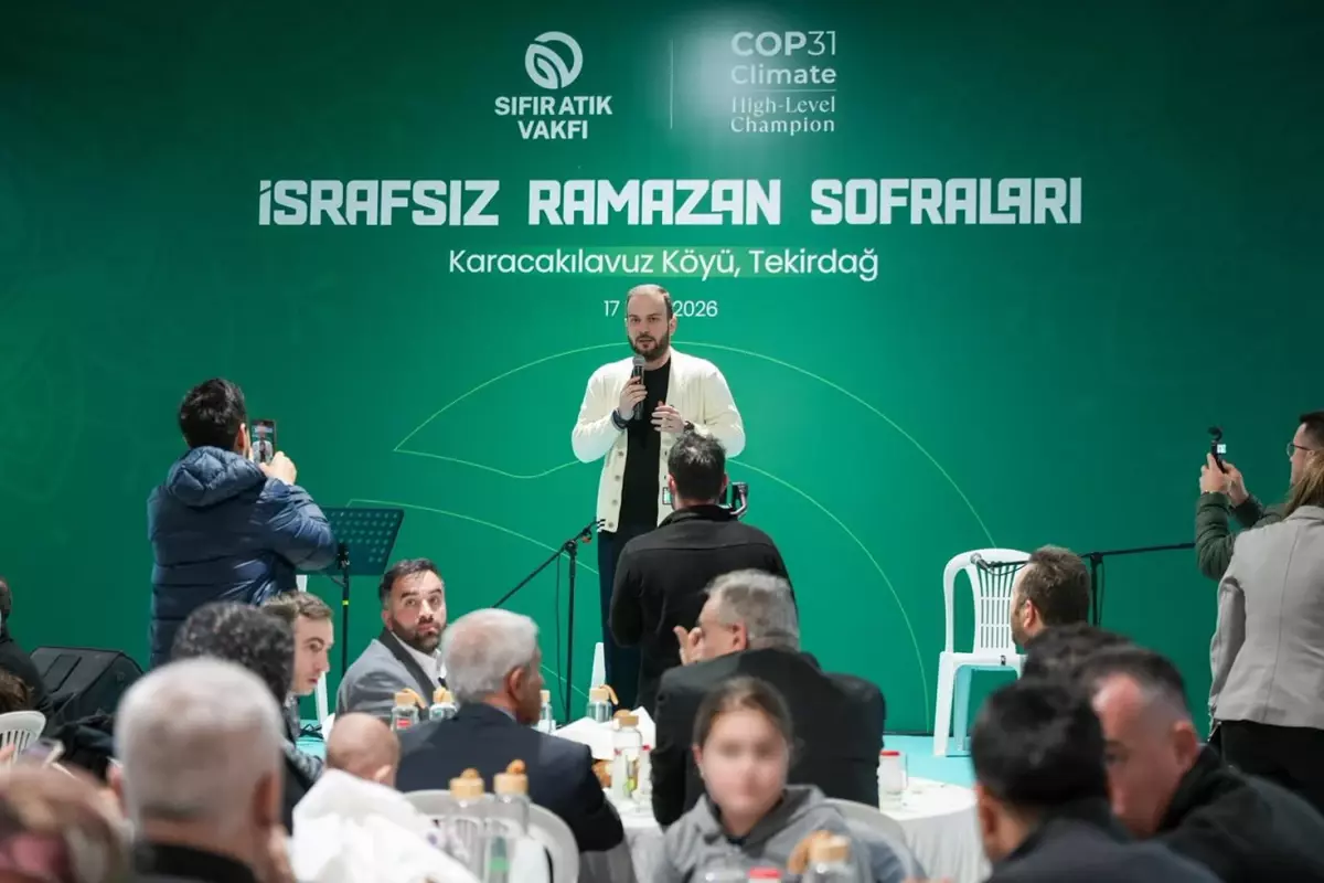 Tekirdağ Karacakılavuz’da İsrafsız Ramazan Sofraları Projesi Tamamlandı