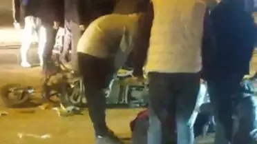 Kazanın yer aldığı yol görüntüsü