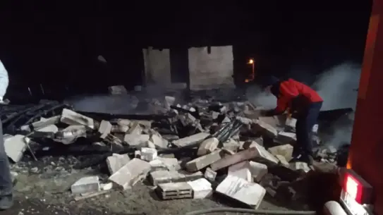 Külleşmiş ahşap evin detayları