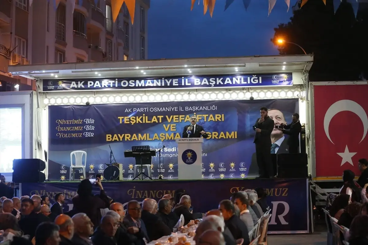 Yayman'dan Osmaniye İftar Programında Seçim Vizyonu: Cumhurbaşkanlığı Tekrarı ve 81 İl İçin Hedefler