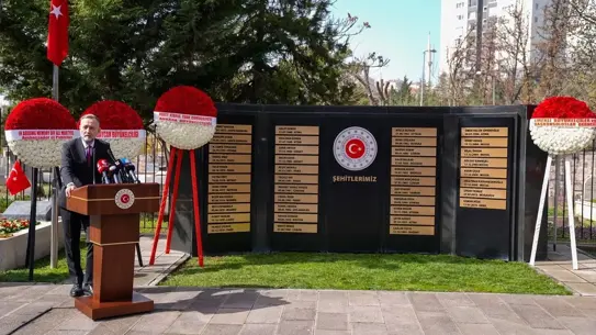 Tören sırasında çekilmiş fotoğraf