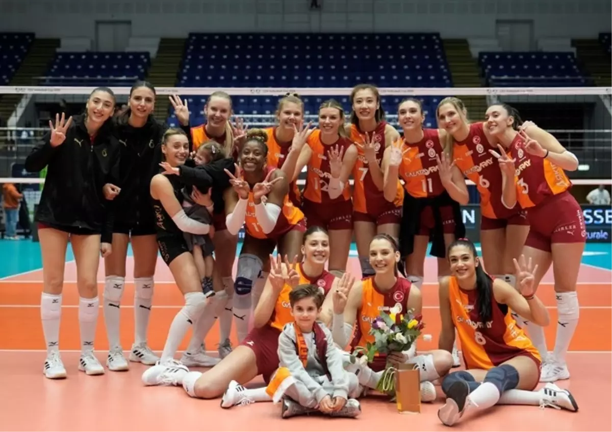 Galatasaray Daikin, CEV Kupası Yarı Finalinde CSO Voluntari'yi 3-0 Mağlup Ederek Finale Yükseldi