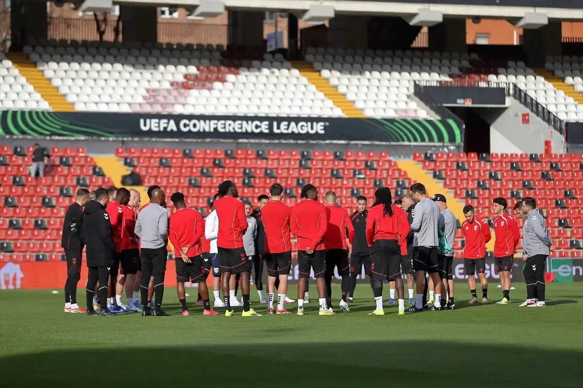 Samsunspor, Rayo Vallecano Maçına Son Hazırlıklarını Tamamladı