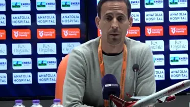 João Pereira maç sonrası basın toplantısında