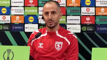 Samsunspor antrenman sahasından bir kare