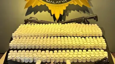 Operasyon sırasında ele geçirilen maddeler