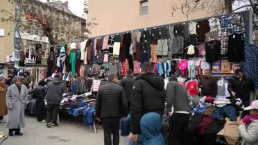 Muş Bayram Pazarı Kalabalığı