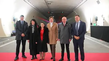 Karavanke Tüneli iç mekan görüntüsü