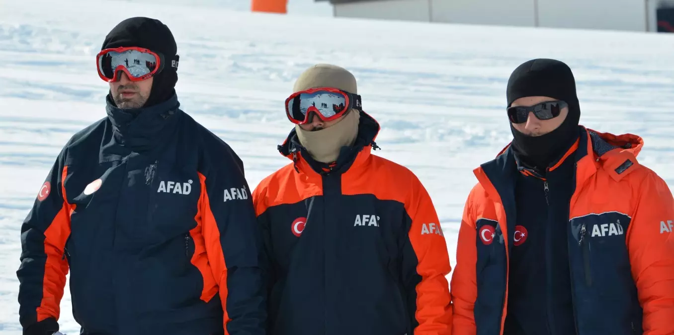 Erzurum’da AFAD’dan Çığda Arama Tekniklerine Özel Eğitim ve Tatbikat