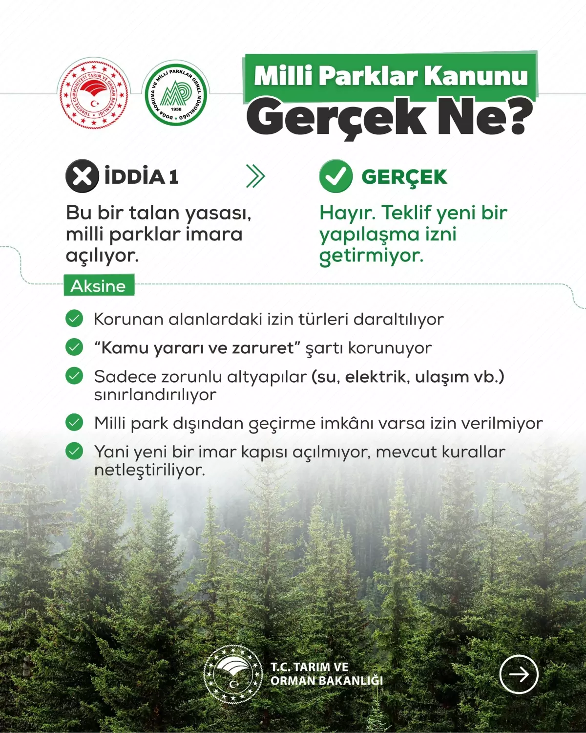 Bakanlık, Milli Parklar Kanunu Teklifi Üzerine Açıklama Yaptı: İmar İzni Yok, Koruma Şartları Sıkılaşıyor