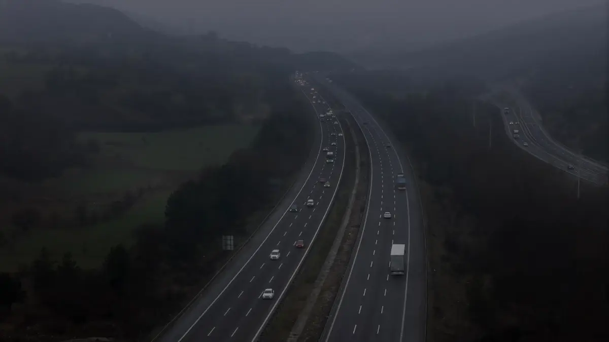 Bolu Otoyolu'nda Bayram Tatili Sonrası Trafik Akışı Rahat