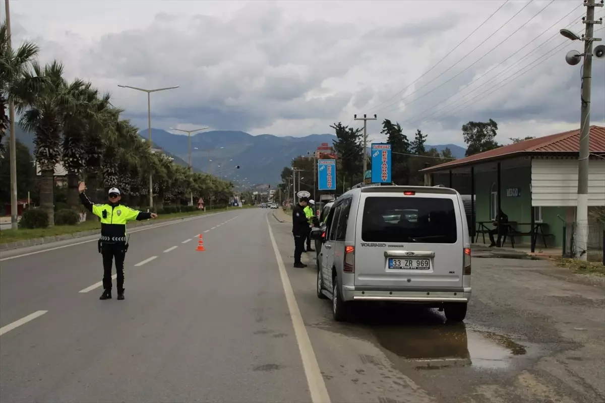 Mersin Bozyazı’da Ramazan Bayramı Trafik Denetimlerinde Yoğunluk Artıyor