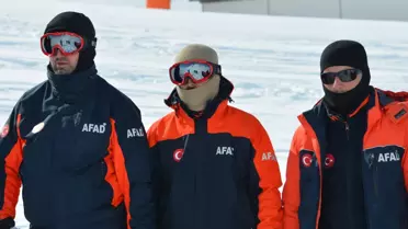 AFAD çığda arama eğitimi sırasında kullanılan Life‑Beep cihazı