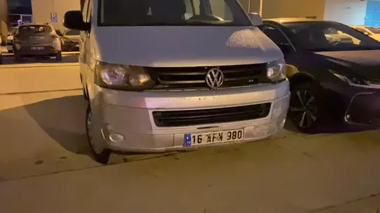 Kaza anındaki araçların çarpışma anı