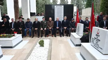 Denizli arife günü şehitlik ziyareti