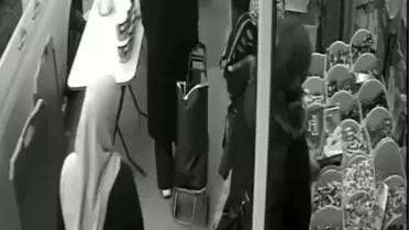 Hırsızlık olayının kamera görüntüsü